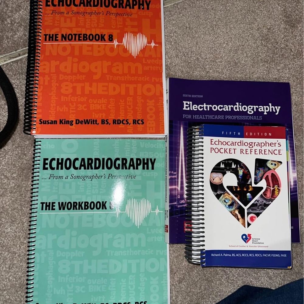 Echocardiography and Electrocardiography Book Set